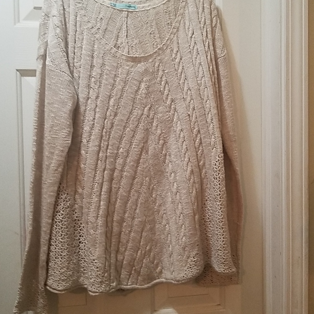 Cable Knit Swing Sweater